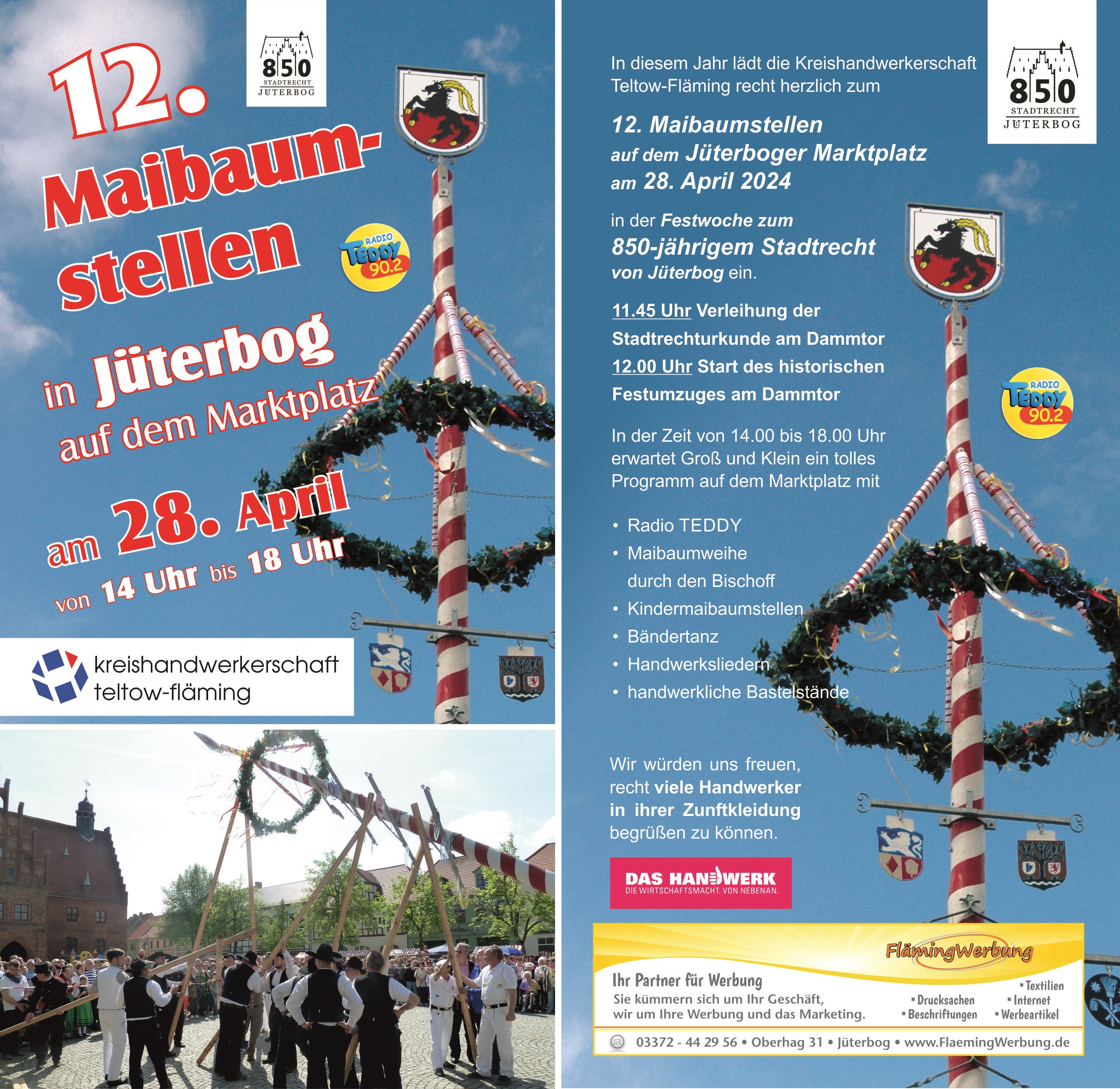 12. Maibaumstellen in Jüterbog